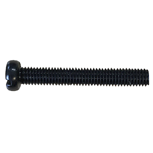 M5 X 35mm Machine Screws Slotted Black (MET.8)